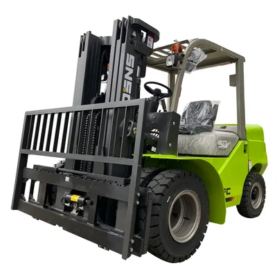 Triplex Mast Diesel Forklift 5ton with Double Front Tires, Forklift, Forklift