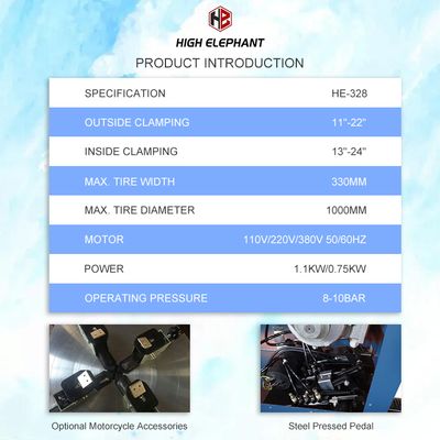 2022 Semi-Automatic Turntable Mobile Tire Changer, Tire Machine Changer, Manual Tire Changer image 3
