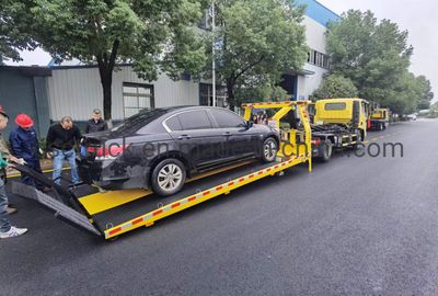 Brand 4X2 10 Tons Full Floor Type Flatbed Tow Truck Emergency Towing Wrecker Truck for Sale, Wrecker Truck, Emergency Wrecker Truck image 4