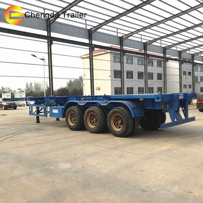 Used Second Hand 20FT Container Skeleton Gooseneck Skeletal Trailer, Container Trailer, Truck Trailer image 4