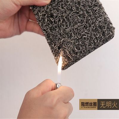 Double Color Design Spike Backing PVC Car Mat/PVC Coil Car Mat with Spike/Nail Backing, PVC Car Mat, PVC Coil Car Mat image 3