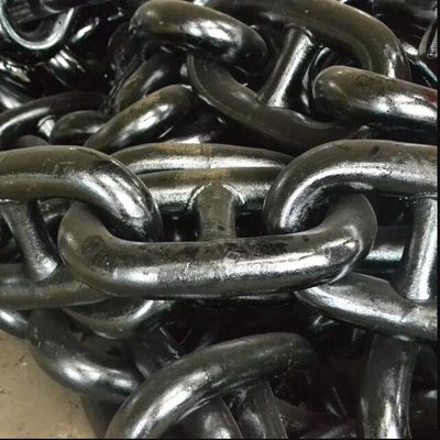 Steel Anchor Chain Stud Anchor Chain U1 U2 U3 Studless Chain Manufacturer Certificates, High Strength, Welded Steel image 6