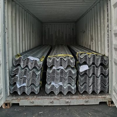 12ga. Steel Galvanized Thrie Beam Highway Guardrails, Guardrail, Highway Guardrail image 6
