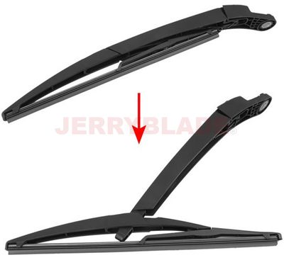 Rear Windshield Wiper Blade Arm Set 290mm 12 Inch for Citroen C5 2001 2002 2003 2004 2005 2006 2007 2008, Peugeot 407 Sw 2004-2017 Back Glass Wiper Arm Kit, Citroen Rear Wiper Arm Set, C5 Wiper Blade Arm Kit image 5