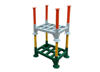Metal Pallet Cabinet Racking Shelf Steel Tire Multi Storage Rack for Plastic Wooden Pallet Teardrop Certification Shelving Amazon Costco Warehouse Garage (Rack, Steel Post Pallet, Pallet Rack image 4