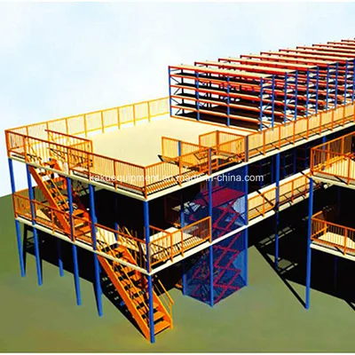 Heavy Duty Steel Multi-Tier Mezzanine Racking for Warehouse Storage, Mezzanine Racking, Warehouse Racking