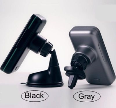 Automatic Lock Wireless Car Air Vent Use Phone Holder Automatic 15W Fast Charger by One-Hand Operation, Wireless Charger, Phone Accessories image 5