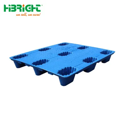 9 Feet Pegboard Look Single Side HDPE Plastic Pallet, Double Side Plastic Pallet, Plastic Pallet Double Usable