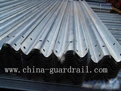 W Beam Galvanized Seguridad Vial Steel Highway Traffic Guardrail, Highway Guardrail, Guardrail image 4