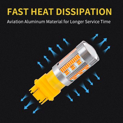 Car Interior LED Bulb 12V 7443 7440 75SMD LED Car Brake Turn Signal Stop Light Bulb, Light Bulb, LED Light image 4