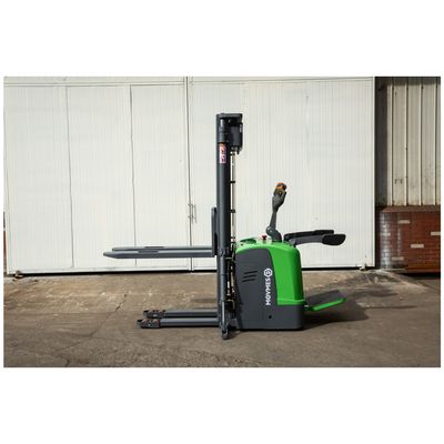2.0 Ton 2000kg Electric Pallet Stacker Forklift with Big Capacity Lead-Acid Battery, Electric Hydraulic Forklift, Electric Pallet Stacker image 3