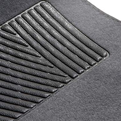 Gray Carpet Floor Mat with Heel Pad, Car Mat, Mat image 5