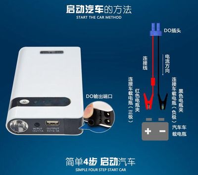 Multifunction Power Bank Car Jump Engine Starter, Jump Starter, Auto Jump Starter image 5