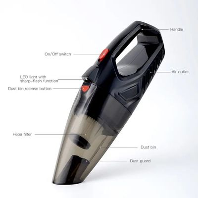 Manufacturers Professional Portable Handheld Car Electric Vacuum Cleaner with High Suction 5500PA and LED Light, Vacuum Cleaner with Light, Car Vacuum Cleaner image 5