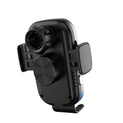 Intelligent One Key Operation Automatic Locked Cell Phone Navigation Car Vent Phone Holder with Fast Wireless Charging Function, Phone Holder, Wireless Charger image 4