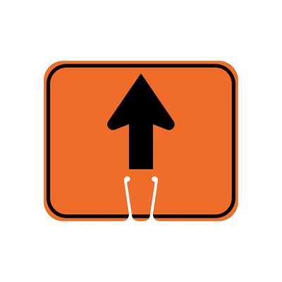 ABS Orange White Custom Reversible Arrows Traffic Cone Top Sign, Traffic Sign, Traffic Light image 6