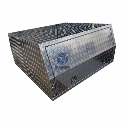 Aluminum Truck Tool Box Underbody Truck Tool Boxes Aluminium Ute Canopy Made of Checker Plate, Aluminum Flat Plate, Aluminum Ute Canopy image 4