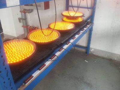 En12368 Certificated Red & Amber & Green LED Flashing Traffic Light Module with Clear Lens, Traffic Light Core, Full Ball Traffic Light image 3