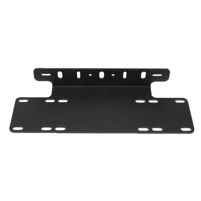 EU / Us Car Front License Number Plate Power Coated / Polished Aluminum Black Bracket for Mounting Offroad LED Work Light Bar, Mounting Bracket, Powder Coated Black Bracket image 4