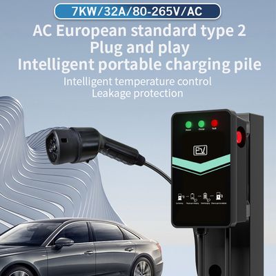 EU Standard AC Type2 EV Charger 7kw Electric Vehicle Charger, Charging Pile, Charging Station image 2