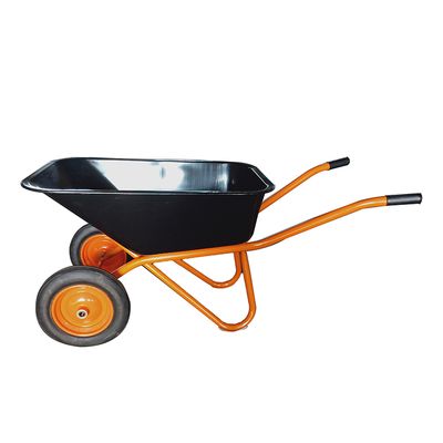 Heavy Duty Russia Model Galvanized Steel Construction Wheelbarrow Wb6418s, Wheel Barrow, USA Market Tools image 2