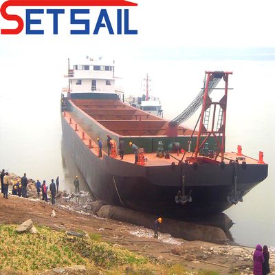 Steady Performance Sand Transportation Boat with Automatic Unloading, River Sand Transportation Barge, Lake Sand Transportation Boat image 2
