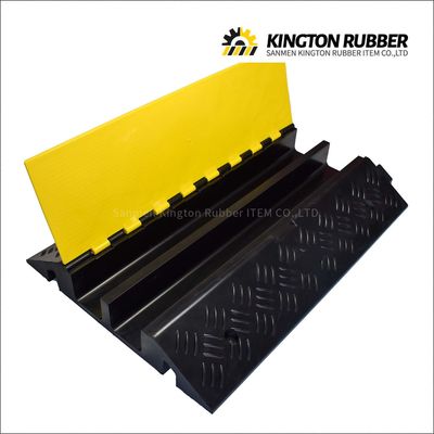 Rubber and Plastic Cable Protector 2 Channel Cable Tray Cable Protector, Cable Protector, Cable Cover image 4