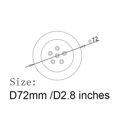 12V LED Recessed Mount Courtesy Light 2.8-Inch Diameter 72mm, LED Courtesy Light, LED Dome Light image 2