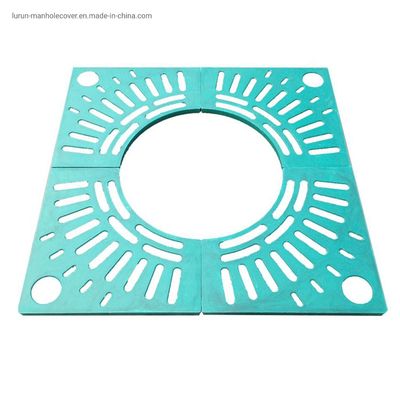 SGS Passed Road Safety Square Fiberglass/BMC/SMC/FRP Tree Grating for Composite Resin, Gratings, Tree Grating image 6