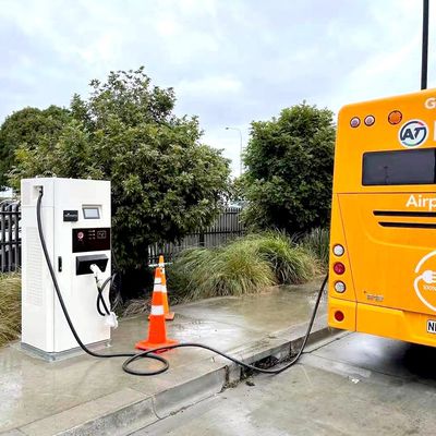Three Connectors CCS Chademo AC Type 2 Electric Vehicle Charging Staion with TUV CE, DC Charger, Charging Pile image 5