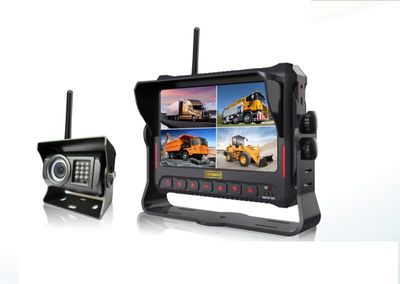 7inch 4CH Reverse Backup Vehicle 2.4G Rearview DVR Monitor with Recording Fuction Rear View Dash Board System Reversing Kit Wireless Parking HD Rearview Camera, Wireless Camera, HD Camera image 5