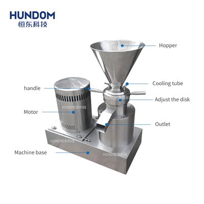 Sanitary Peanut/Sesame Paste Making/Grinder Machine with Protect Shell, Peanut Making Machine, Fruit Jam Grinding Machine image 2