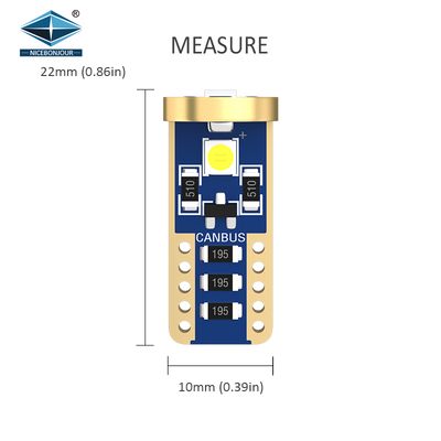 Car LED Light Supplier 3030 3SMD W5w 194 168 12V Ampolleta LED T10 Cambus, 194 LED Bulbs, LED Canbus T10 W5w image 6