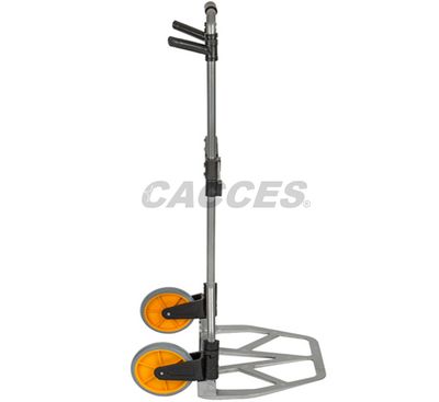 Aluminum 265lb/120kg Capacity Hand Truck W/ Swivel Push Handles, Foldable&Telescopic Cacces New Hand Trolley Cart Hand Transport Trolley, Hand Cart, Folding Cart image 3