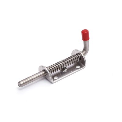 Van Truck Body Heavy Duty Spring Pin Latch Catcher Spring Loaded Bolt Latch for Utility Trailer Gate, Latch, Spring Pin Latch image 2