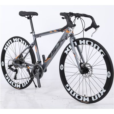 26-Inch Aluminum Alloy One-Piece 27-Speed Road Racing Bike 700c Track Racing Bend Handle Road Racing, Bike, Bicycles image 3