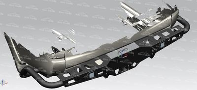 4X4 Pickup Rear Bumper for Dmax Ranger Triton Hilux Revo Vigo, Rear Bumper, Car Bumper image 5