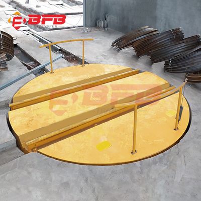 Turntable Rail Transfer Trolley Running on Insulated Railway (KPDS-63T), on-Rail Transfer Trolley, Motorised Rail Transfer Trolley image 5