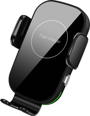 Intelligent One Key Operation Automatic Locked Cell Phone Navigation Car Vent Phone Holder with Fast Wireless Charging Function, Phone Holder, Wireless Charger image 2