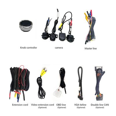 360 Bird View HD Driving Assistant Car Monitor System (1280*720), Bird View, 360 View image 3