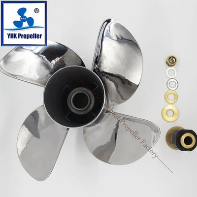 14.6X19-Rh 4 Blades Stainless Steel Outboard Motor Propeller for Mercury with Enhanced Kits, Marine Outboard Propeller, Outboard Propeller image 4