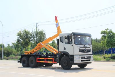 10wheels 6X4 18ton Dongfeng Hook Lift Garbage Truck Rear Loader Refuse Waste Loading Hooklift Garbage Container Truck, Garbage Truck, Waste Container image 5