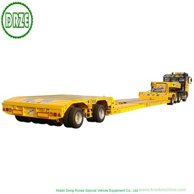 Customization Extendable Lowbed Trailer Multi Functional Gooseneck Hydraulic Combined, Extendable Lowbed Trailer, Modular Lowboy image 3