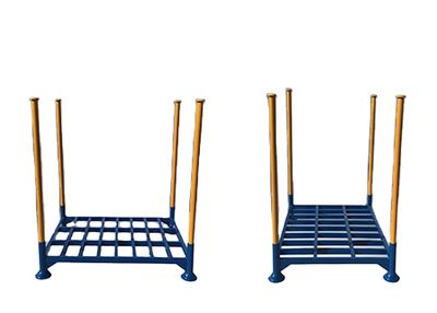 Logistic Equipment Heavy Duty Pallet Storage Rack Uprights and Beams Rack, Stacking Post Pallets, Foldable Stacking Pallet image 2