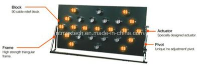 Vehicle Mount Flashing Traffic Arrow Board Sign Low Power Consumption Durable Long Lifespan, Traffic Arrow Board, Arrow Board image 3