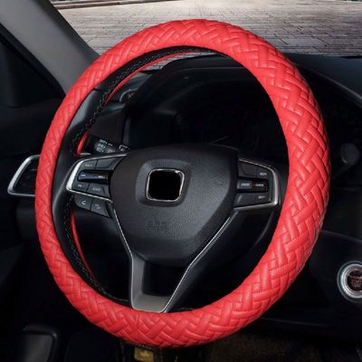 Promotional Advertising Custom Logo Printing Plastic Personalized HDPE Car Steering Wheel Cover, Car Steer Wheel Cover, Car Steer Wheel Cover Leather image 4