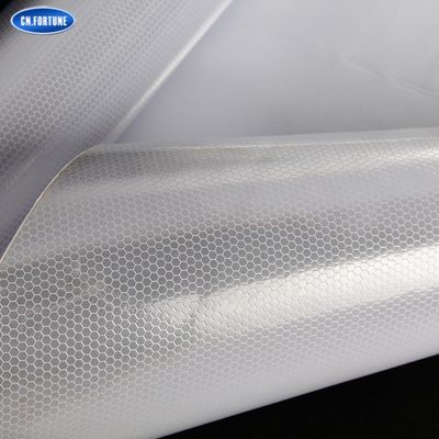 Reflective Honeycomb (prismatic) Cutting Vinyl Red Color, Reflective Honeycomb Sticker, Reflective Sticker image 3