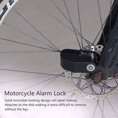 100dB Motorcycle Alarm Lock Motorbike Anti-Theft Alarm Wheel Disc Brake Security Safety Siren Lock for Harley for YAMAHA, Disc Lock, Motorbike Lock image 3
