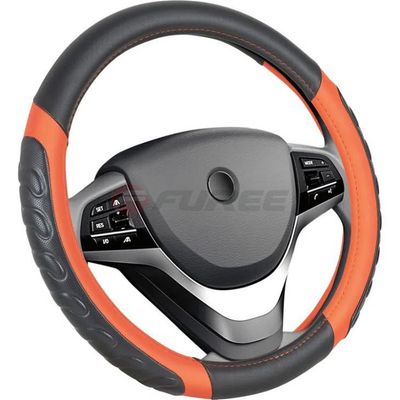 Custom Auto Car Universal PU Leather Car Cover Steering Wheel, Car Steering Wheel Cover, Car Accessories image 3