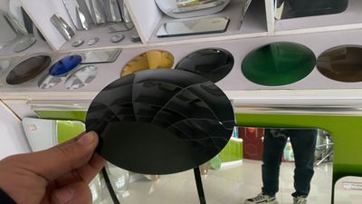 Colored Convex Mirror Glass for Decorative, Decorative Convex Concave Mirror, Colored Convex Mirror Glass image 4